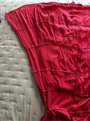 Anthropologie Pink Rose Ruched Tiered Maxi Dress Size XS NWT - Thumbnail 8