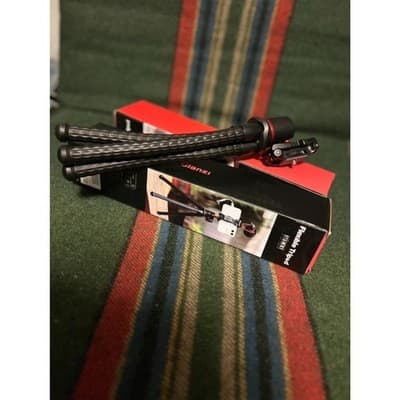 Portable Camera Tripod, Mini Flexible Stand for Phone with Cold Shoe Phone Mount - Thumbnail 14