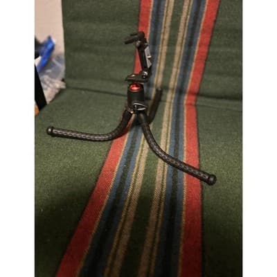 Portable Camera Tripod, Mini Flexible Stand for Phone with Cold Shoe Phone Mount - Thumbnail 13