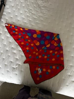 Vintage Yves Saint Laurent YSL 100% Silk Scarf Large Square 46” - Thumbnail 4