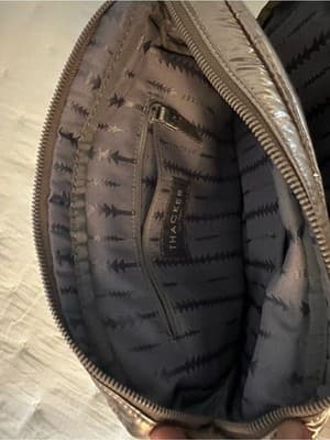 Thacker NYC Puffer Crossbody Bag Metallic Bronze NWT - Thumbnail 3