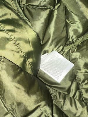 Uniqlo Ultra Light Down Jacket Olive Green NWT Size M Packable - Thumbnail 10