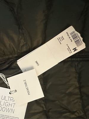 Uniqlo Ultra Light Down Jacket Olive Green NWT Size M Packable - Thumbnail 7