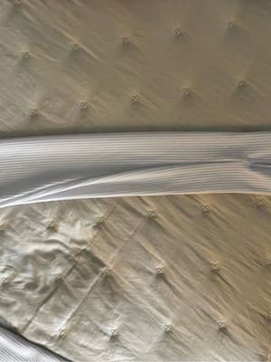 Alo Yoga Ribbed Mock Neck Long Sleeve Top White NWT Size S - Thumbnail 10