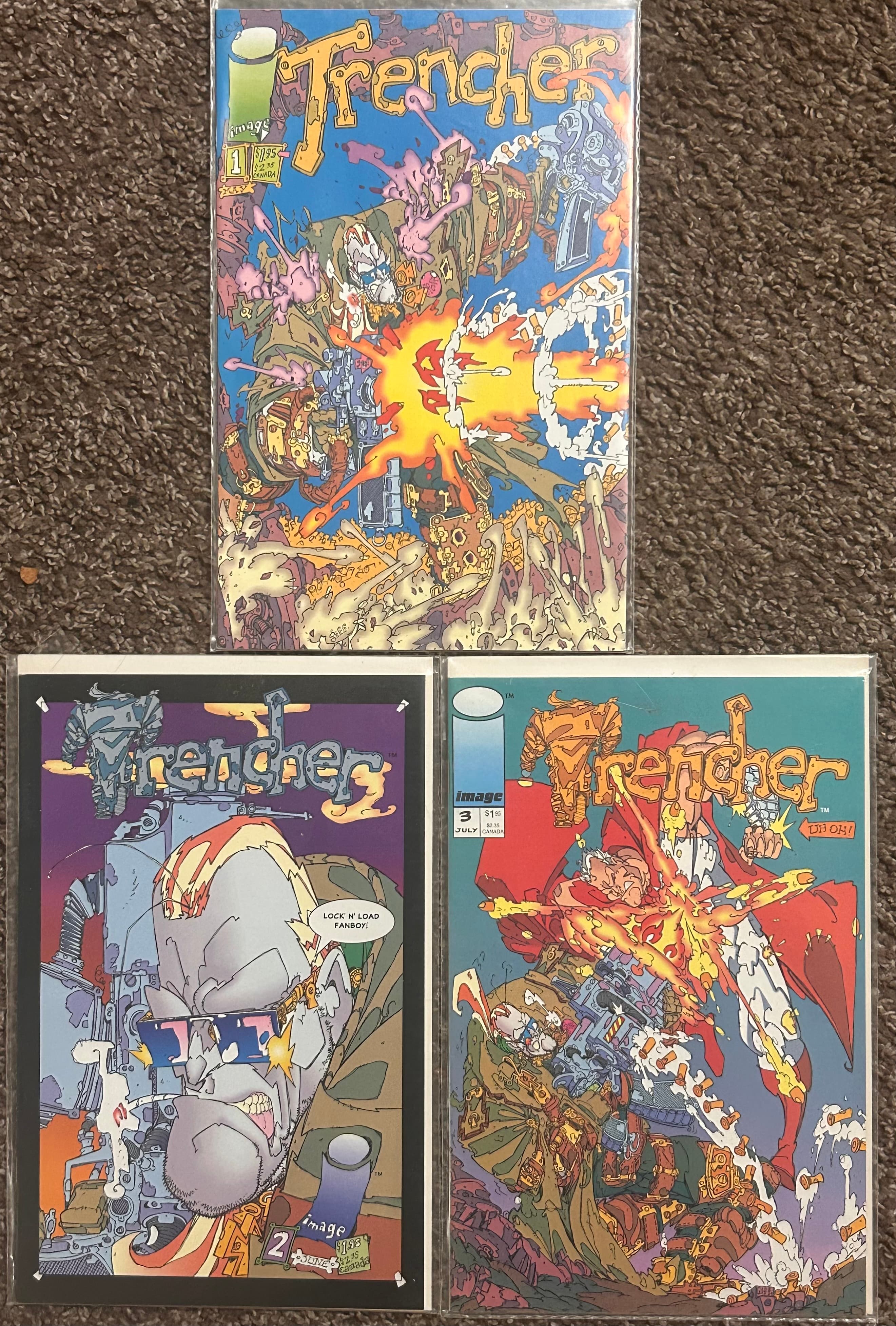 Trencher Comic Book Lot Issues 1-3 by Image Comics - Image 1