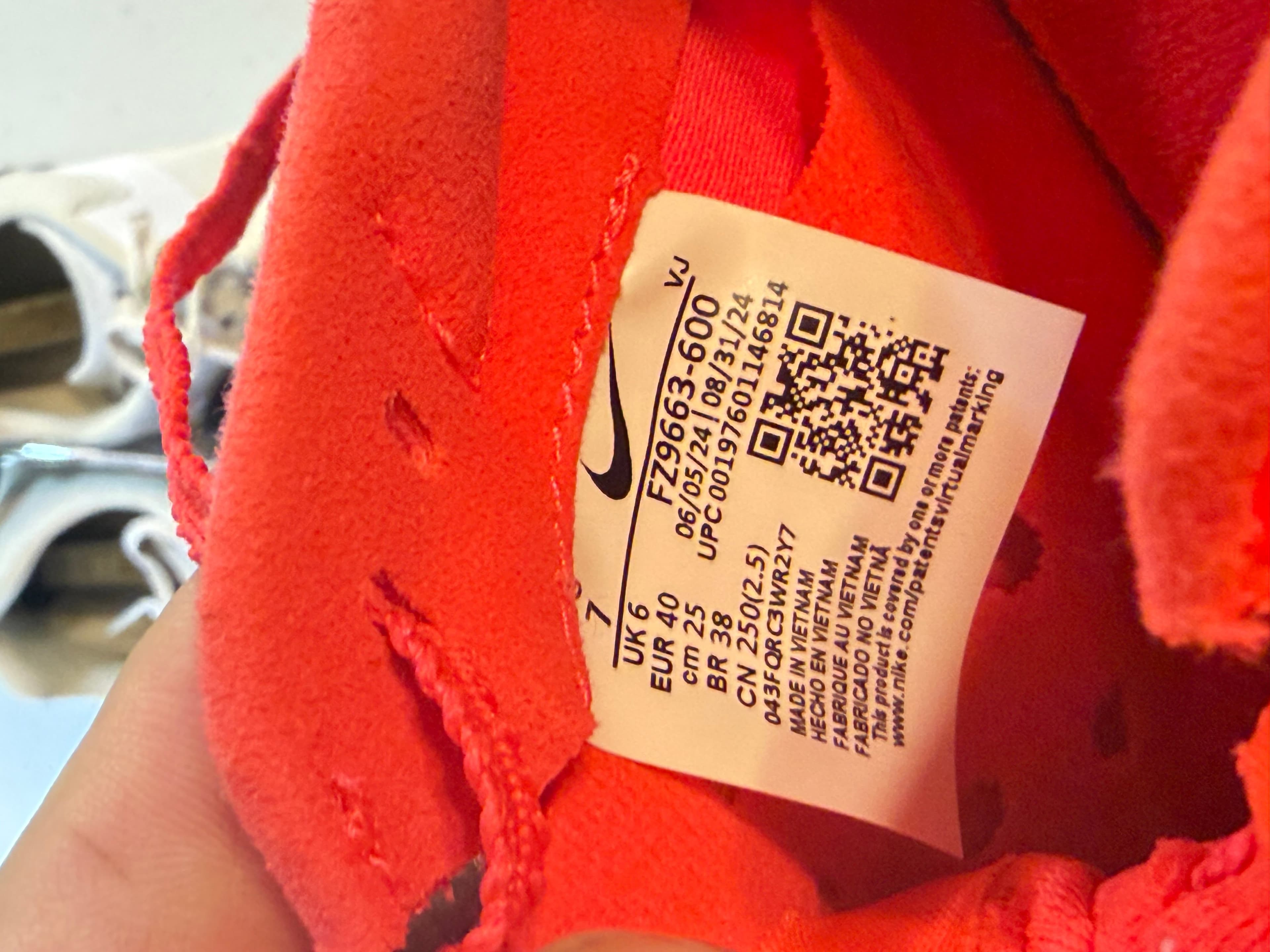 Nike Zoom Rival Sprint Track Field Spikes Mens 7 Bright Crimson FZ9663-600 NEW - Thumbnail 9