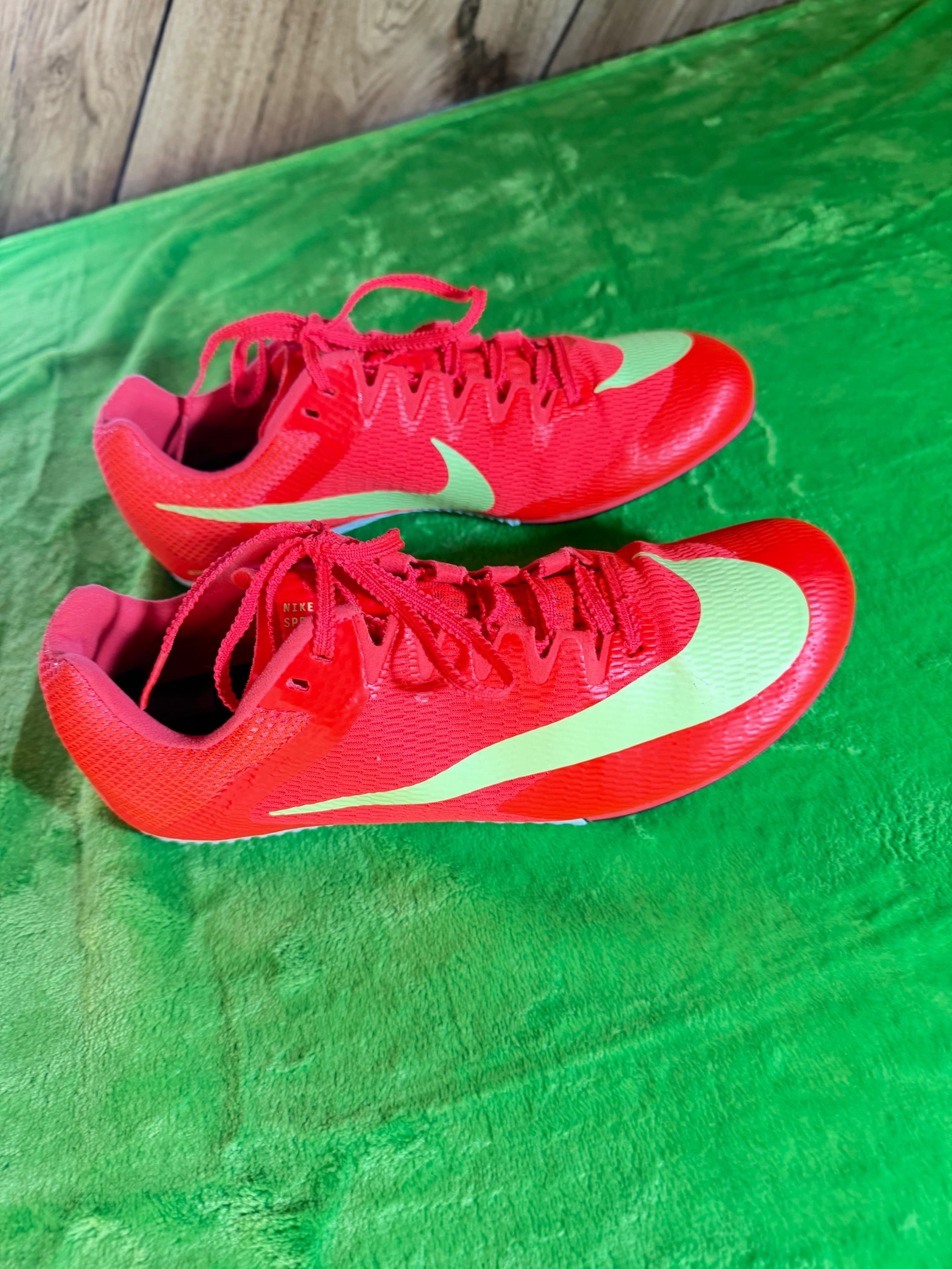 Nike Zoom Rival Sprint Track Field Spikes Mens 7 Bright Crimson FZ9663-600 NEW - Thumbnail 4