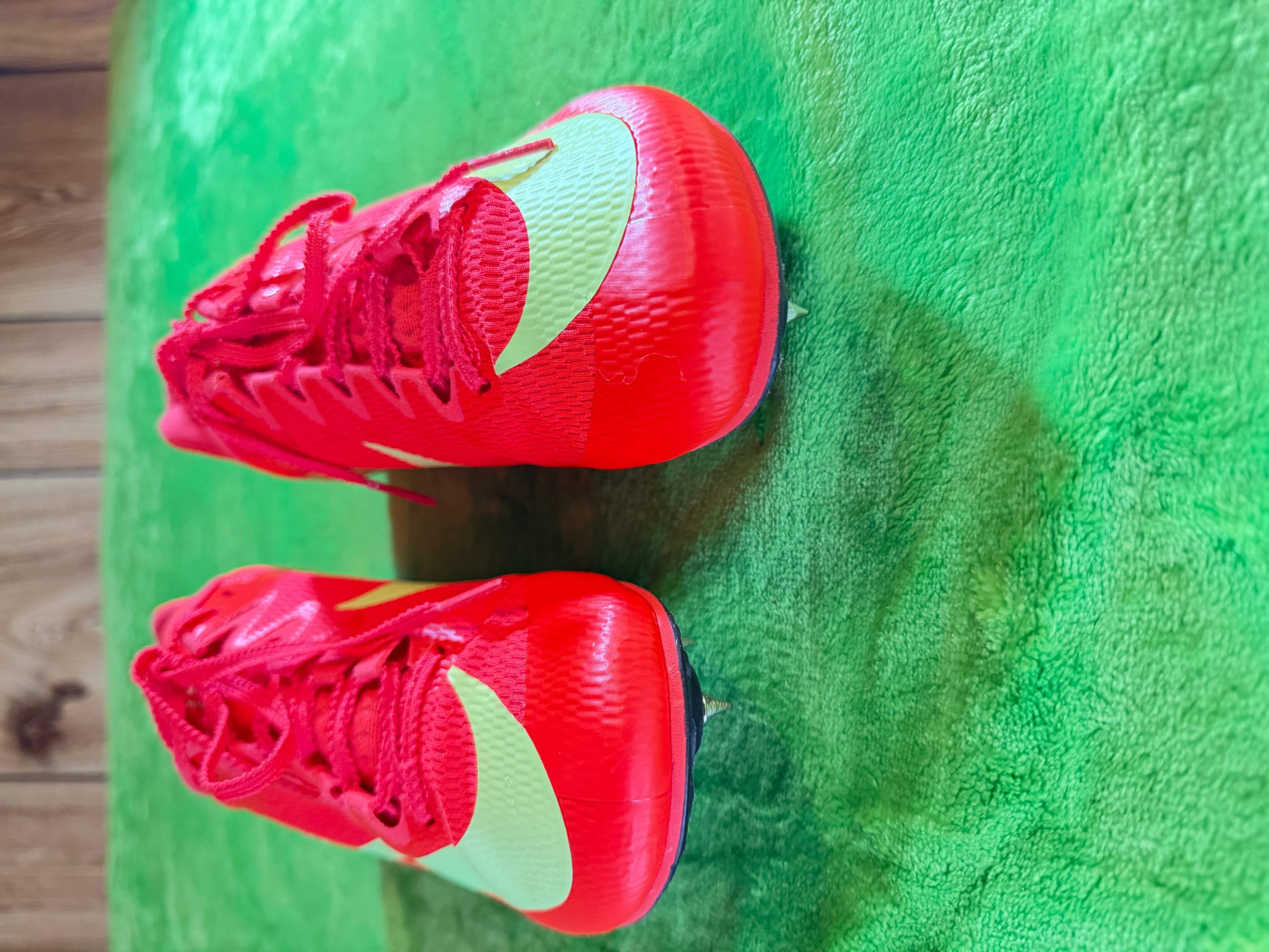 Nike Zoom Rival Sprint Track Field Spikes Mens 7 Bright Crimson FZ9663-600 NEW - Thumbnail 2