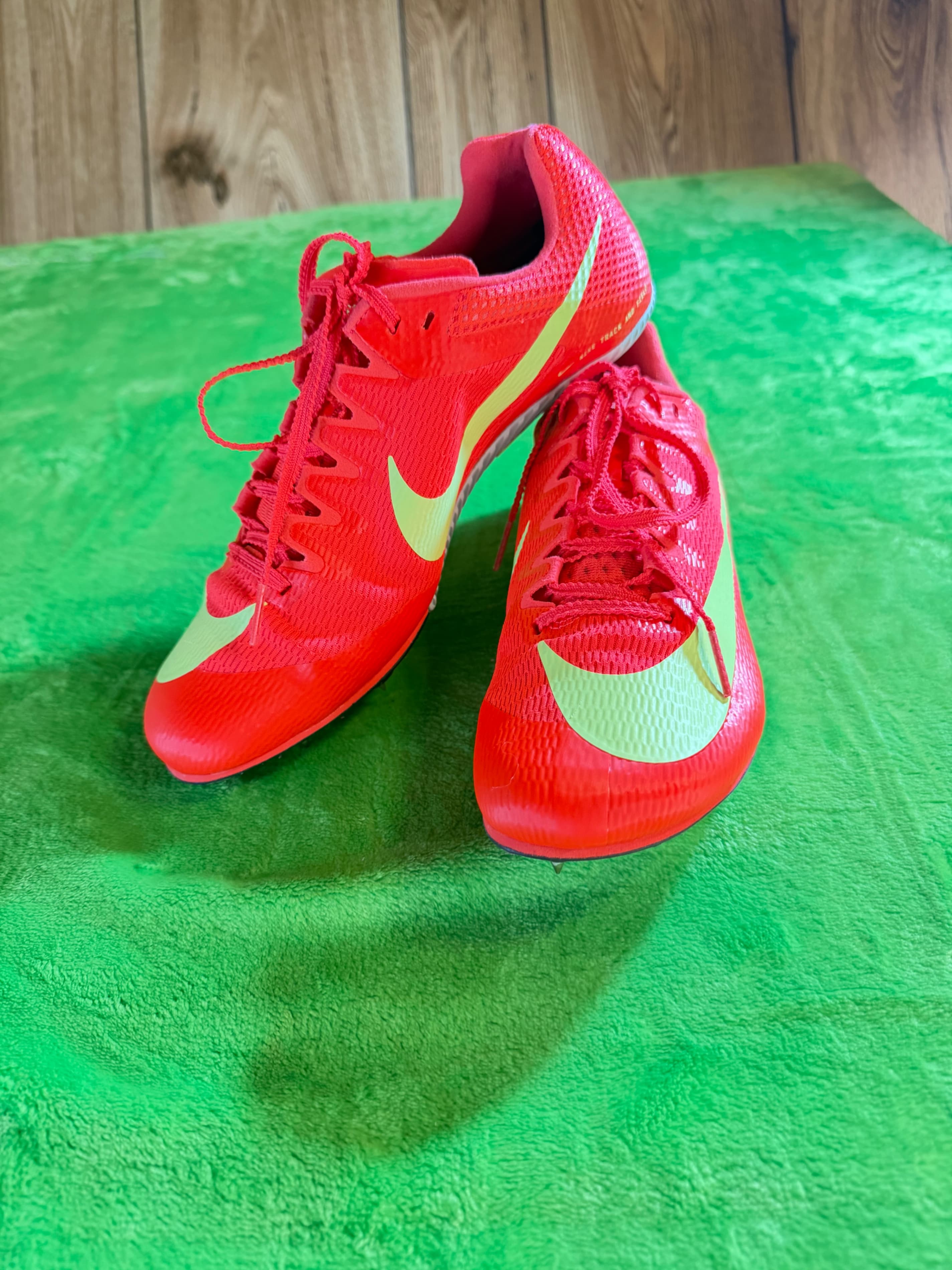 Nike Zoom Rival Sprint Track Field Spikes Mens 7 Bright Crimson FZ9663-600 NEW - Image 1