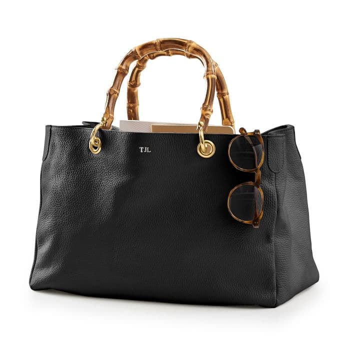 Mark and Graham Bamboo Elisabetta Slouch Handbag - Image 1