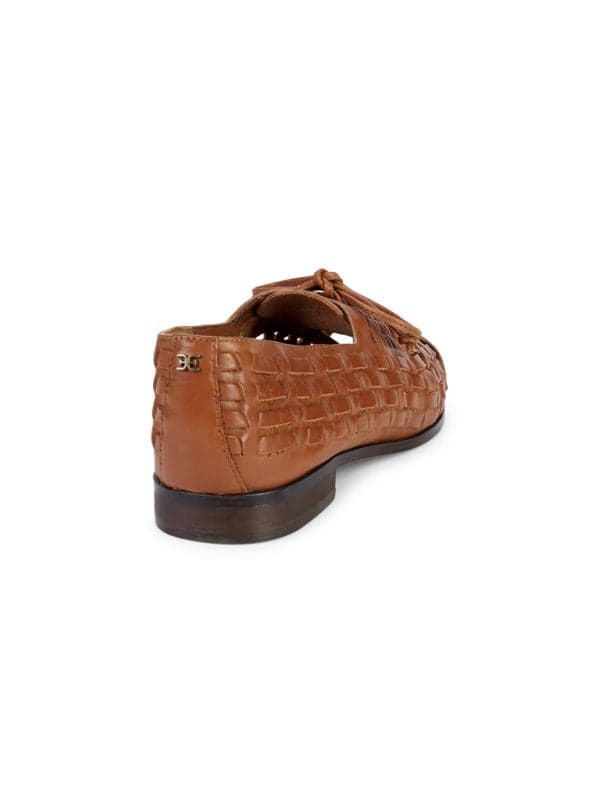 Sam Edelman Rishel Woven Leather Loafers - Thumbnail 3