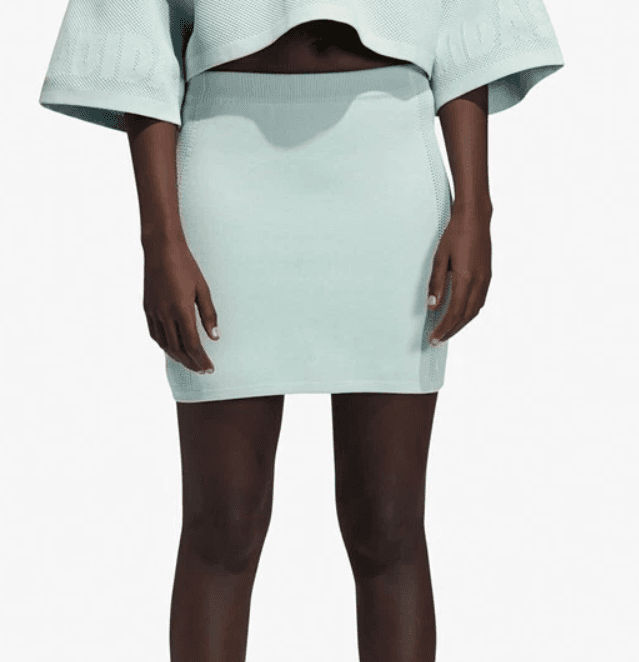 Adidas Ivy Park Mint Green Knit Skirt Size Small - Small - Thumbnail 3