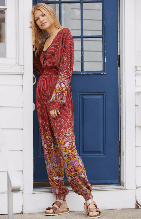 Anthropologie Breezy Open-Back Jumpsuit Size Medium - Thumbnail 2