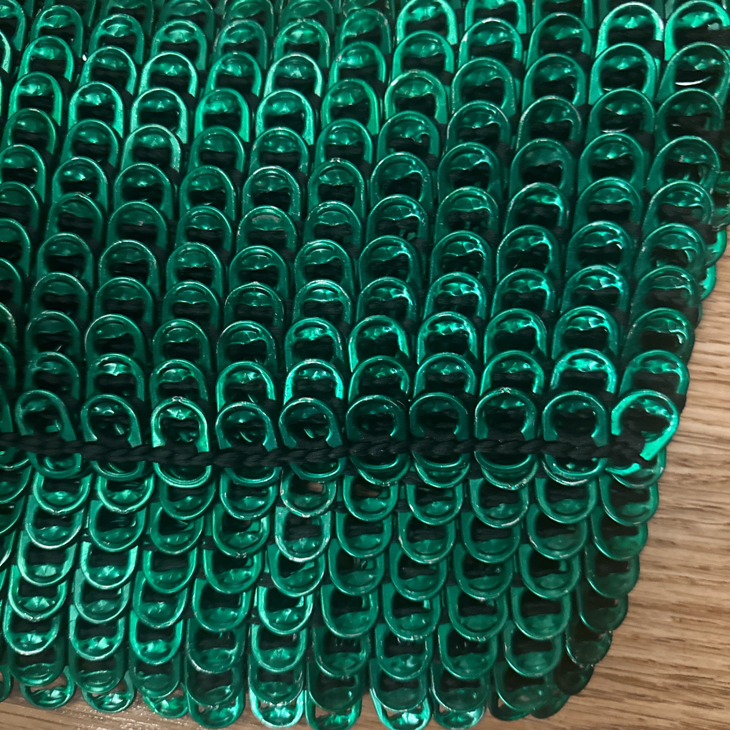 Handmade Crocheted Soda Pop Top Handbag - Thumbnail 2