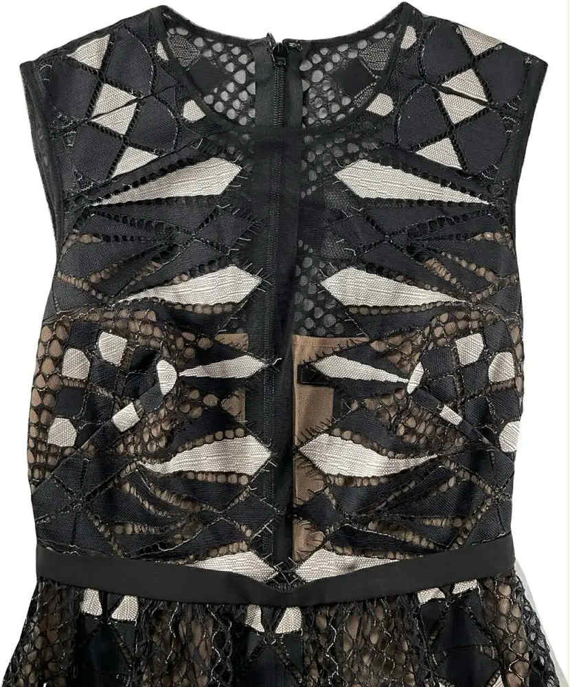 BCBGMAXAZRIA Kailey Sleeveless A-Line Dress Size 10 - Thumbnail 3