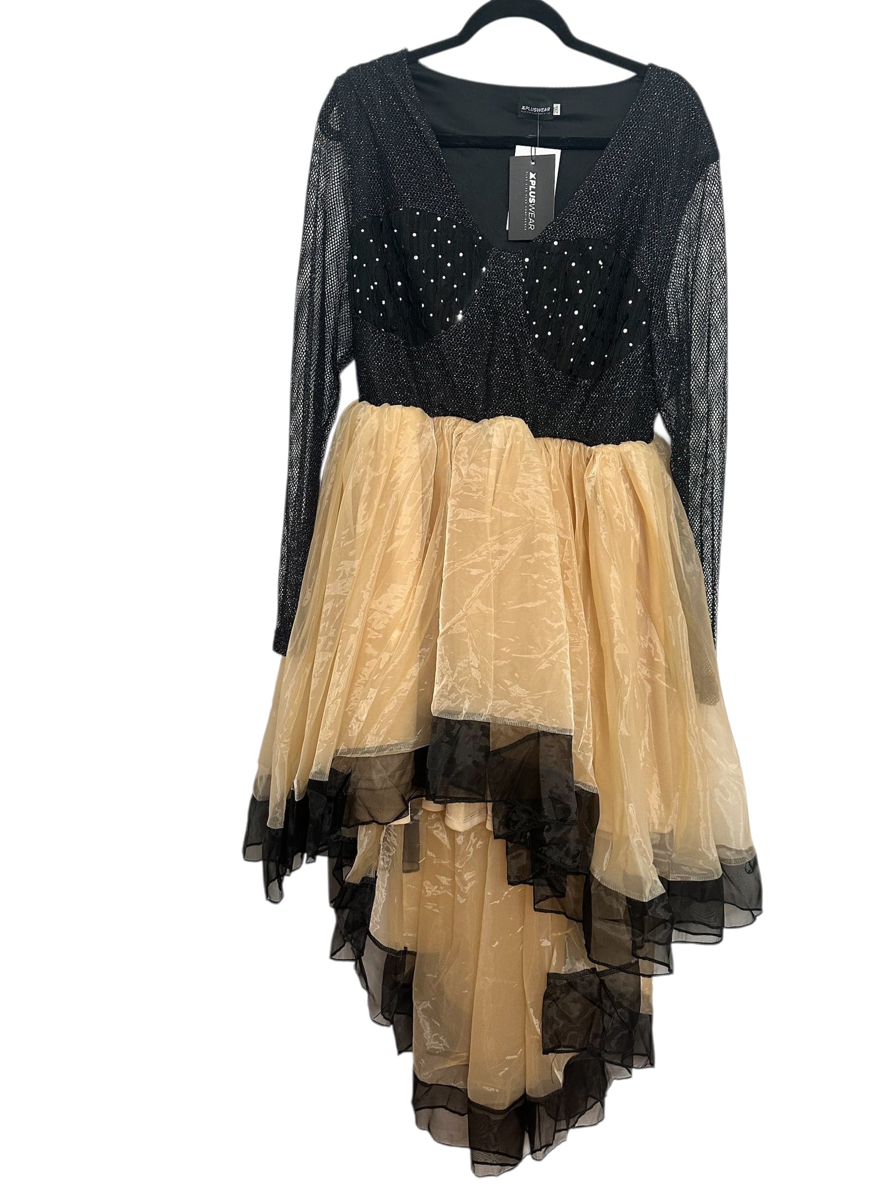 Xplus Wear Black Gold Dress Size 2XL - 2XL - Image 1