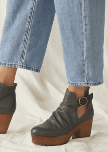 Free People Suri Clog Dark Grey Size 39 (US 8) - Thumbnail 4