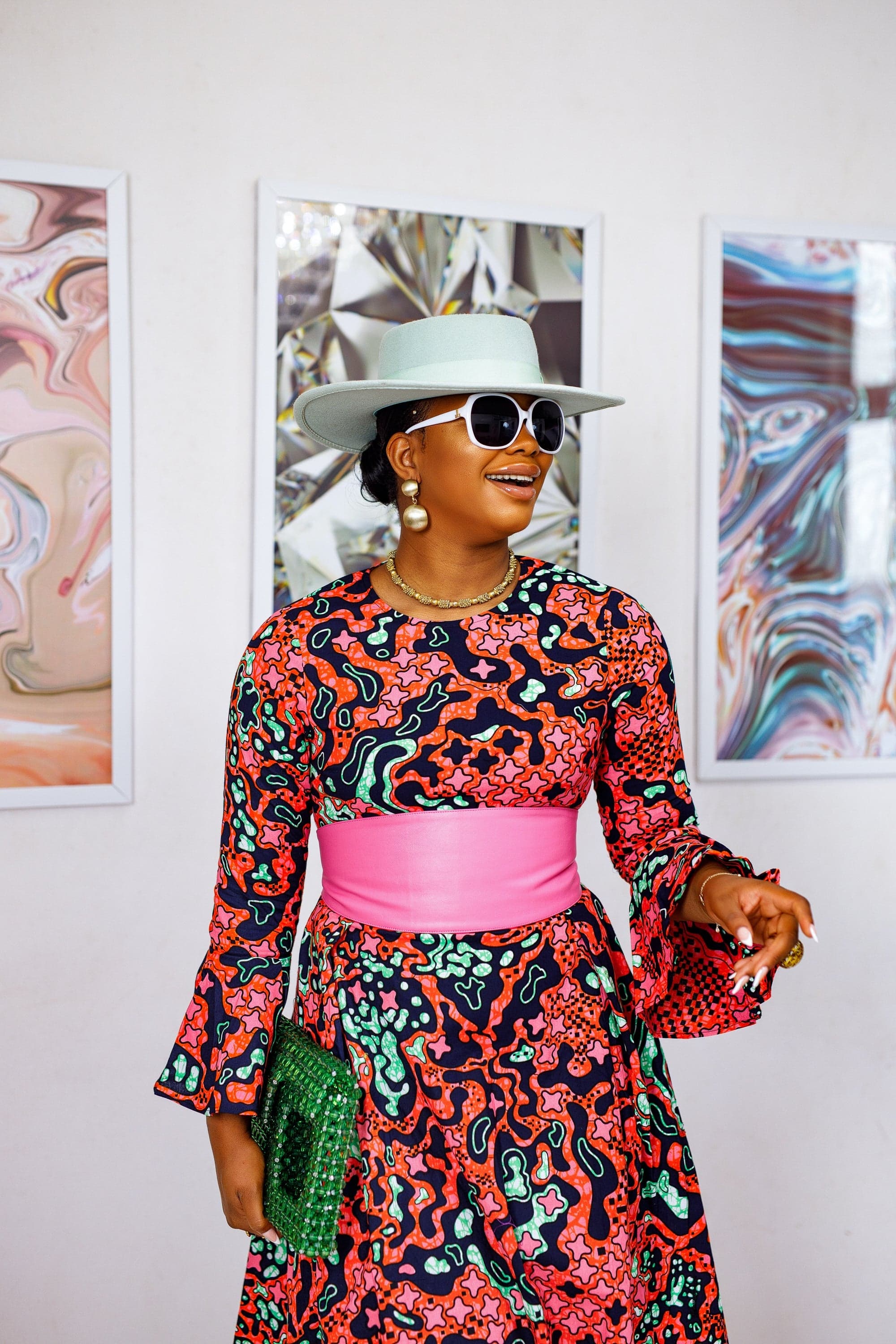 MAE BELT [PINK] - SMALL - LARGE - Image 1