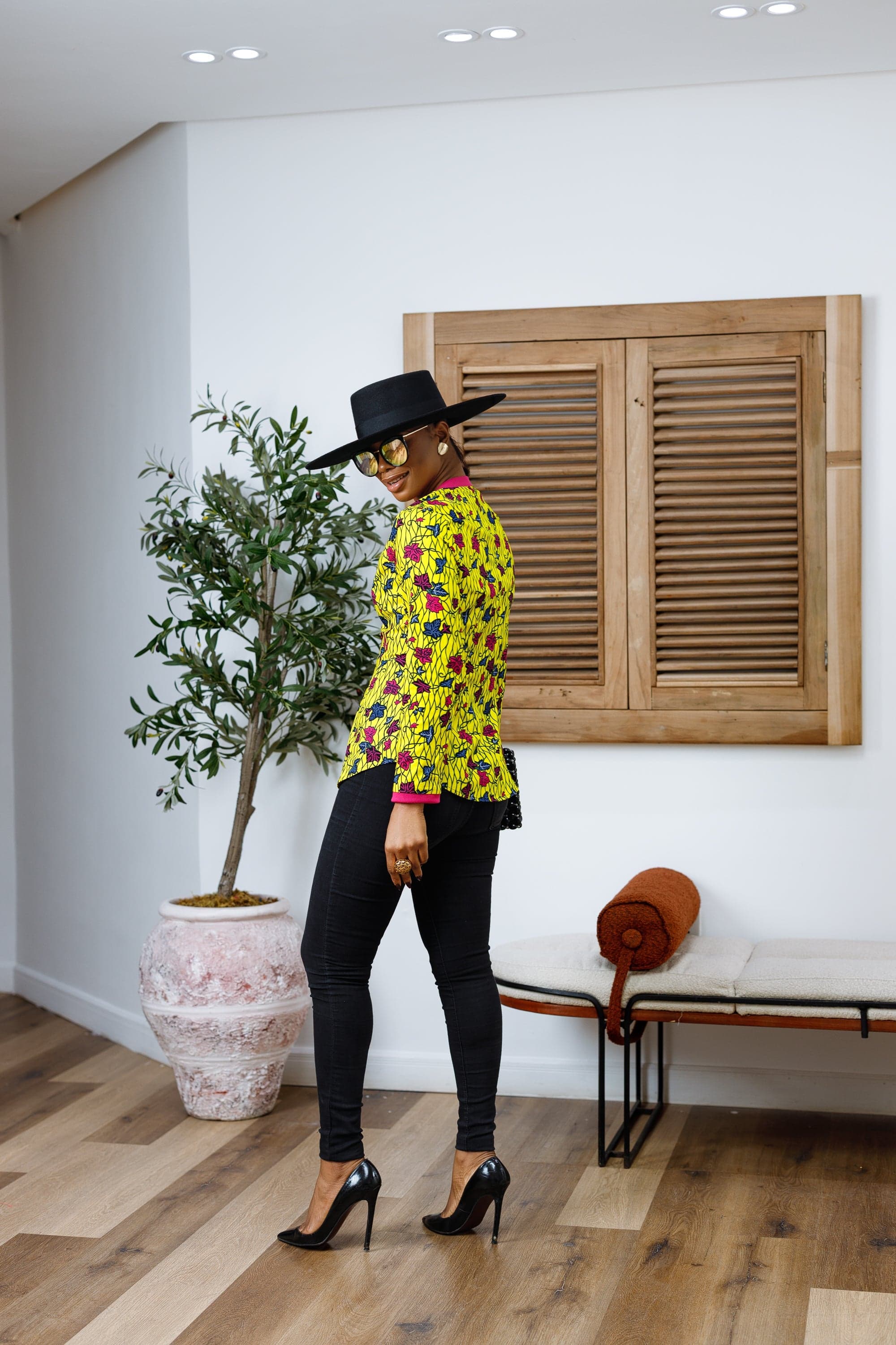 DAMINI AFRICAN PRINT POLO SHIRT----FINAL SALE - 3X-LARGE - Thumbnail 3