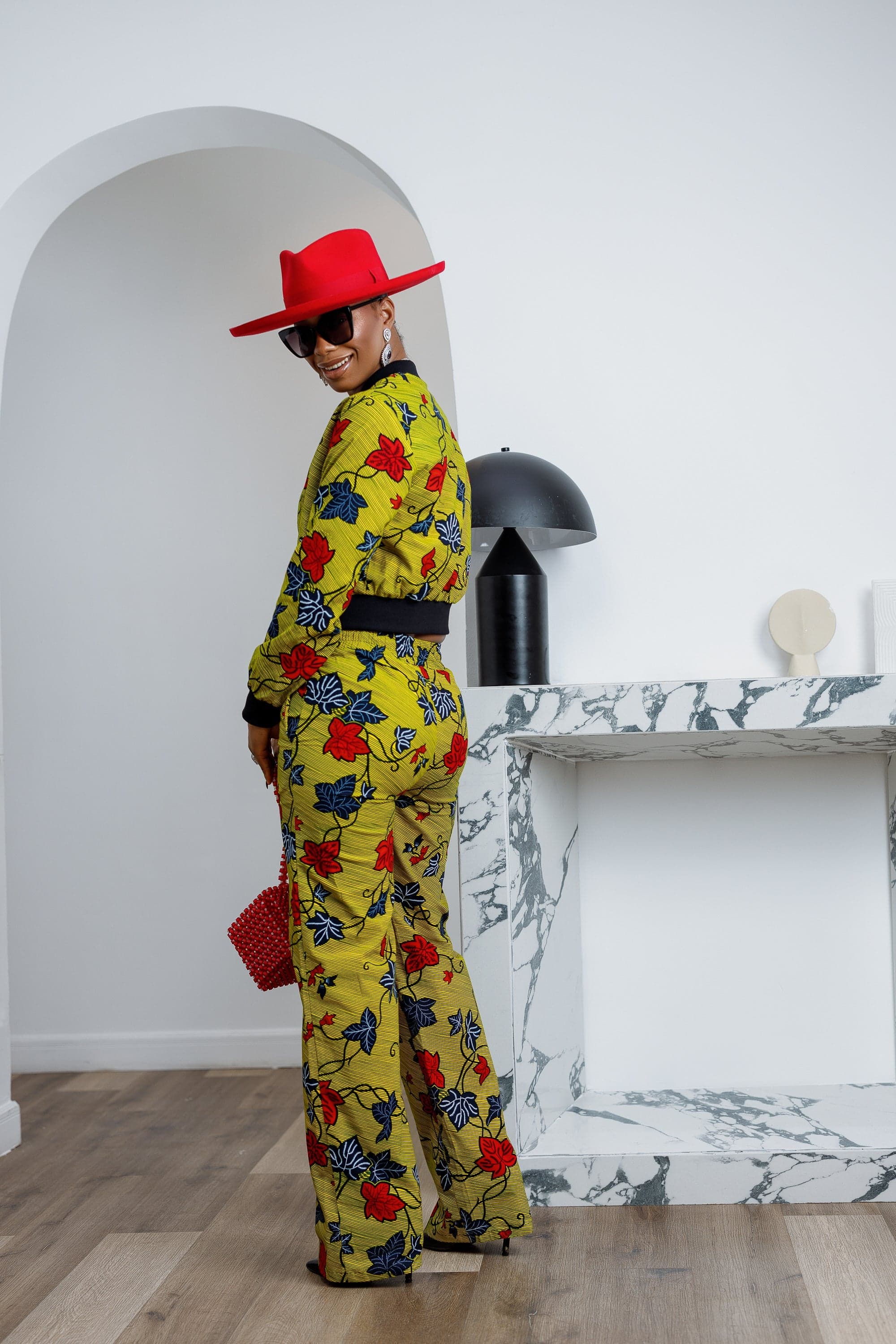 ADA AFRICAN PRINT BOMBER SET - 2X-LARGE - Thumbnail 3