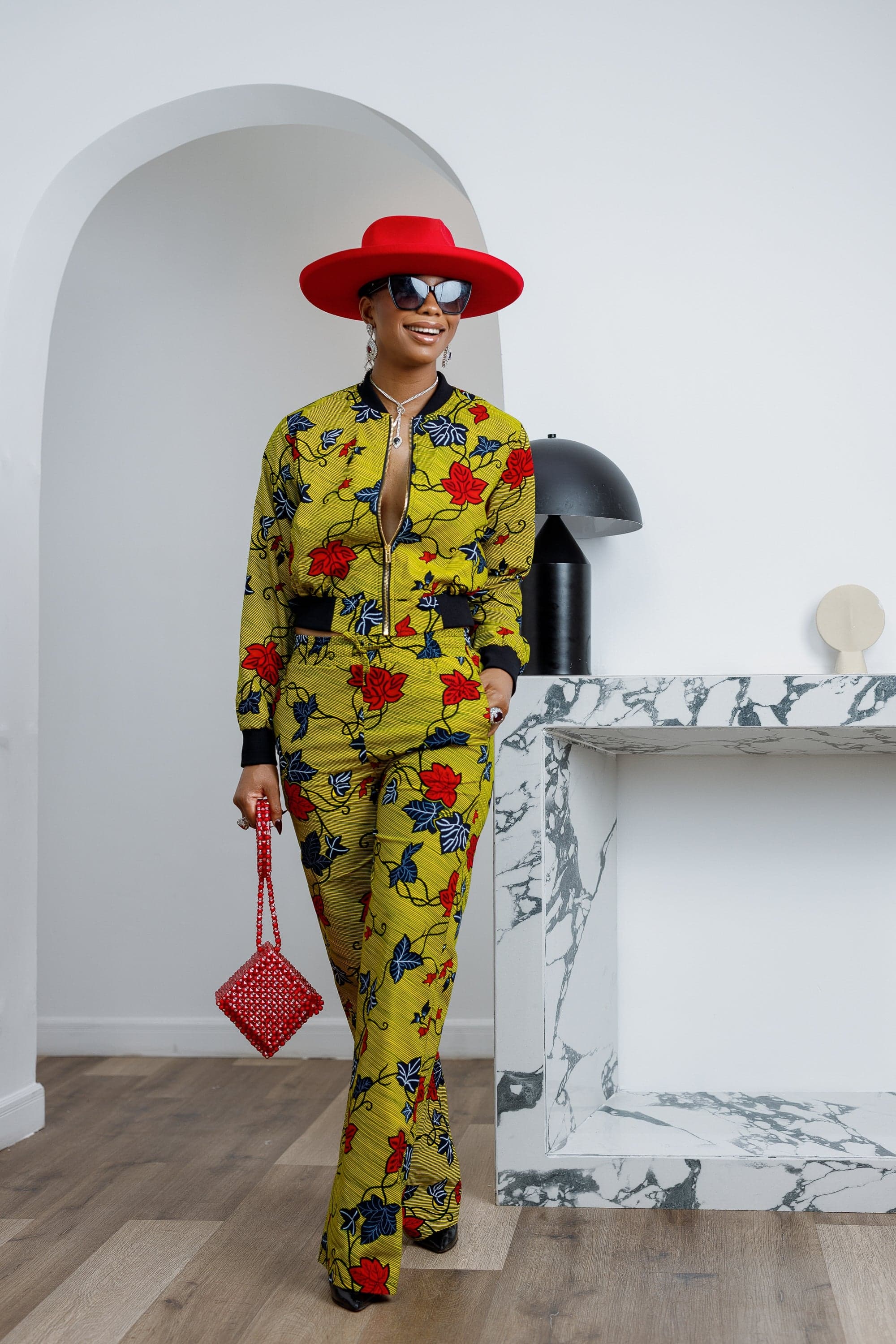 ADA AFRICAN PRINT BOMBER SET - 3X-LARGE - Thumbnail 2