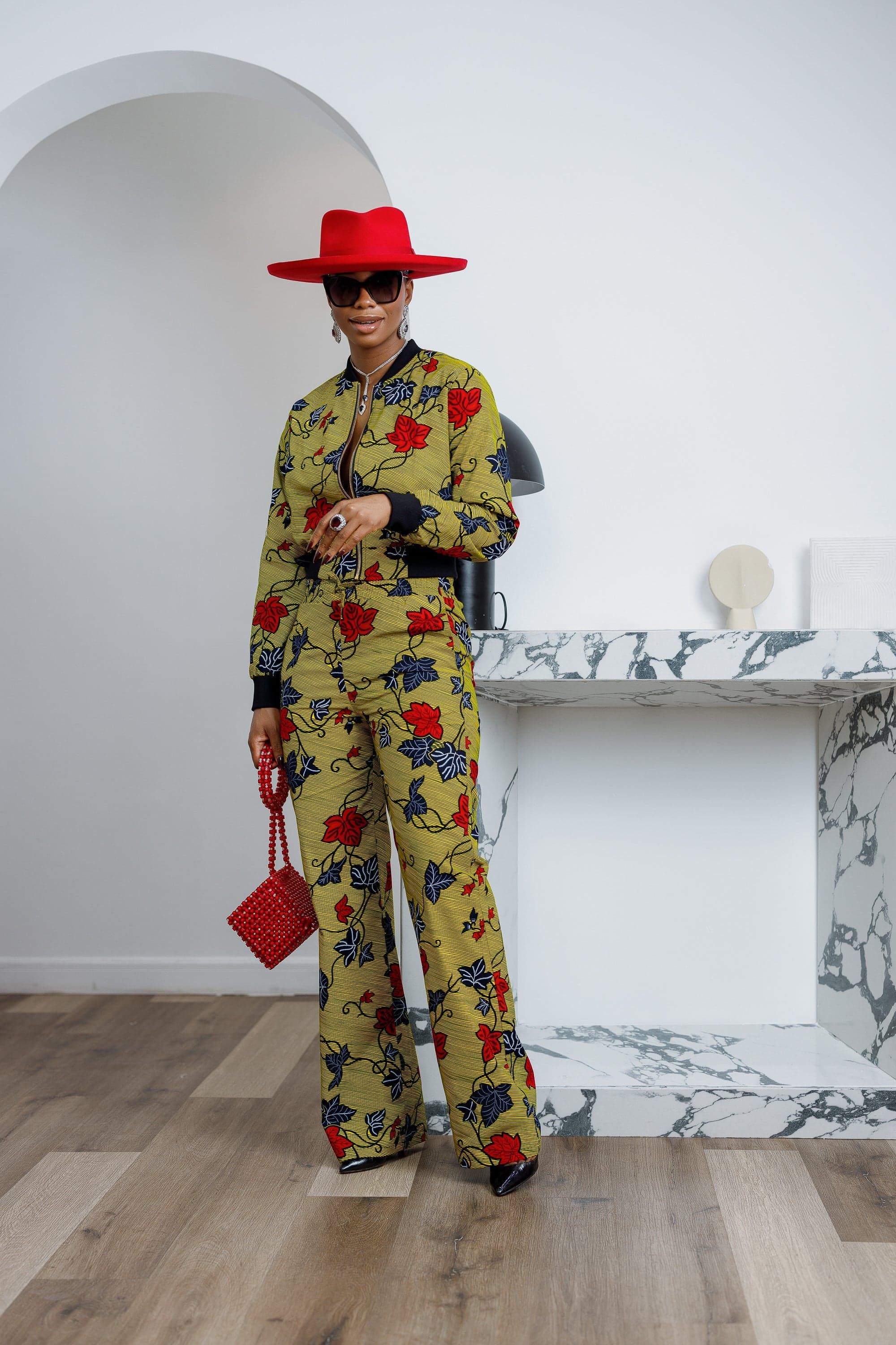 ADA AFRICAN PRINT BOMBER SET - 2X-LARGE - Thumbnail 4