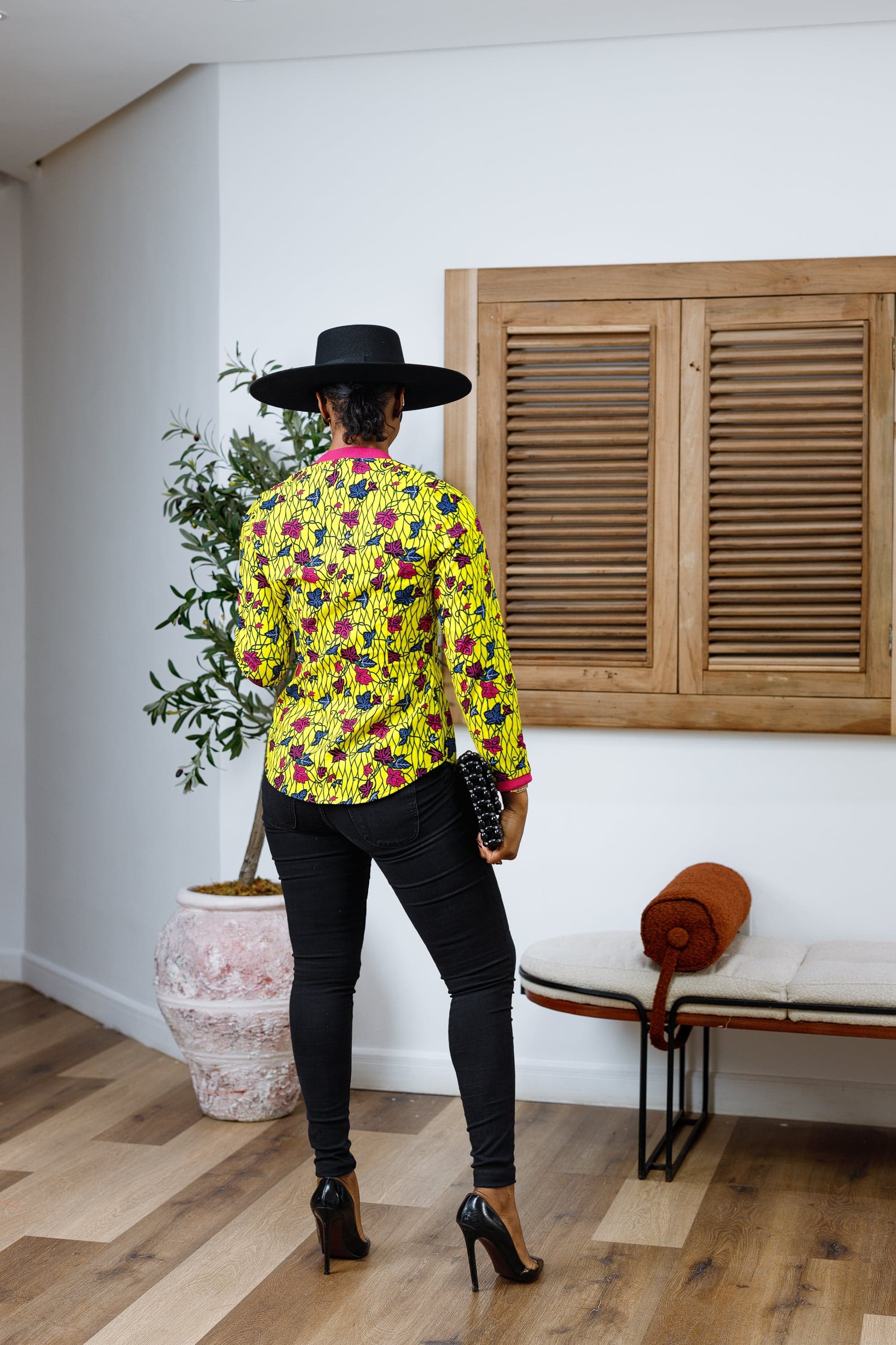 DAMINI AFRICAN PRINT POLO SHIRT----FINAL SALE - 2X-LARGE - Thumbnail 4