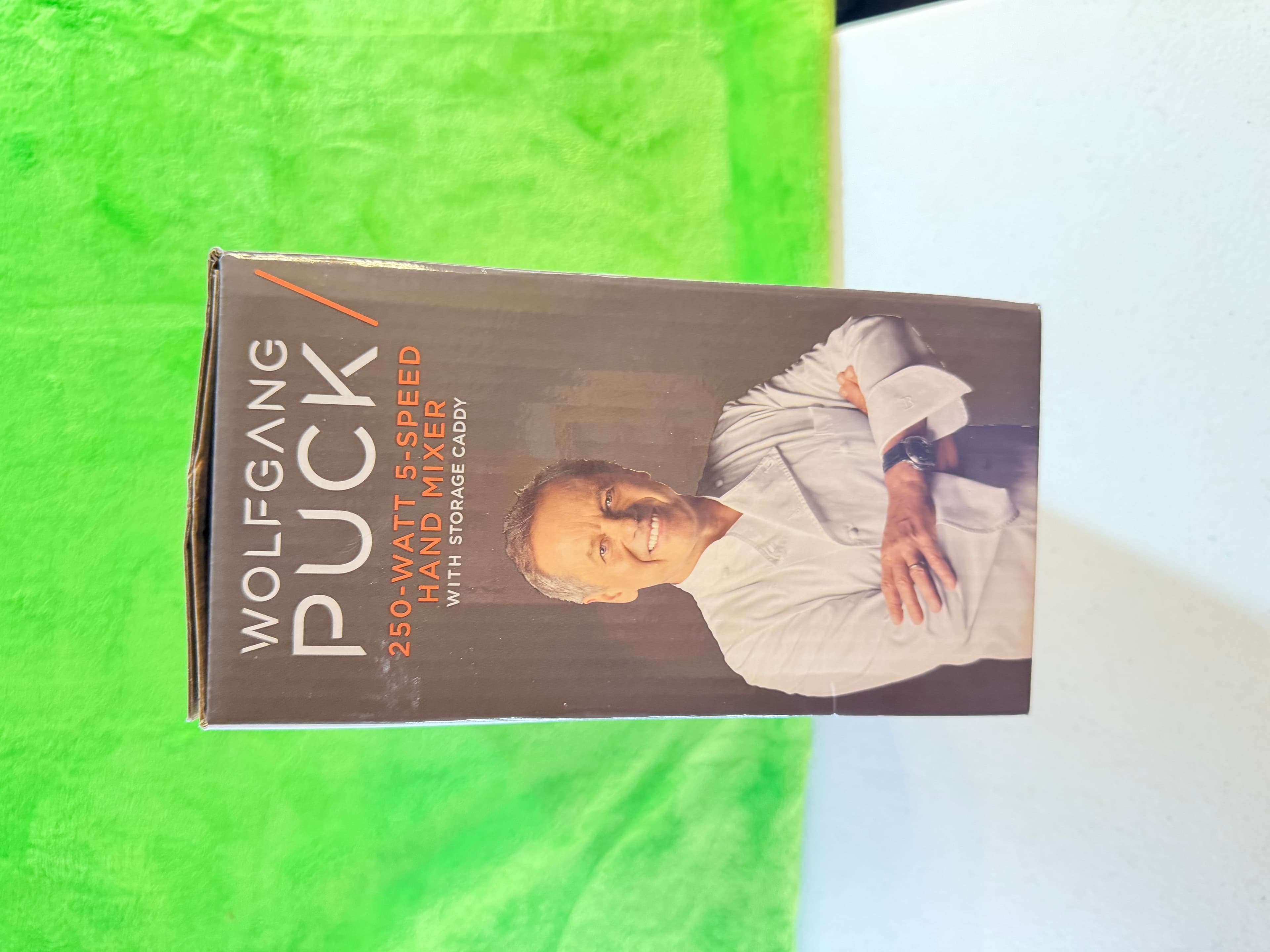 Wolfgang Puck 250-Watt 5-Speed Hand Mixer with Storage Caddy - Thumbnail 3