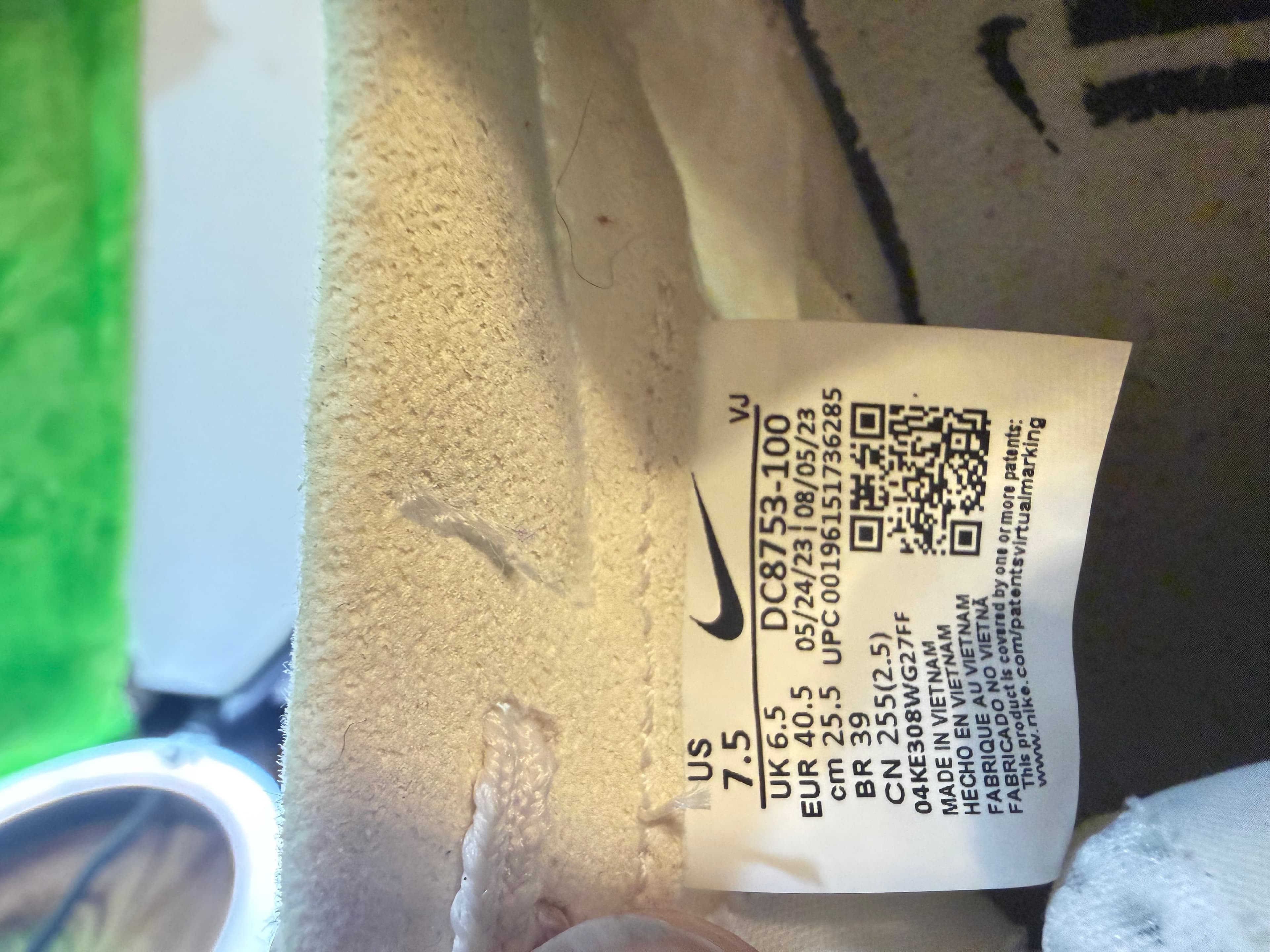 Nike Rival Sprint Track Field Spikes Mens 7.5 White Black DC8753-100 Sprinting - Thumbnail 8