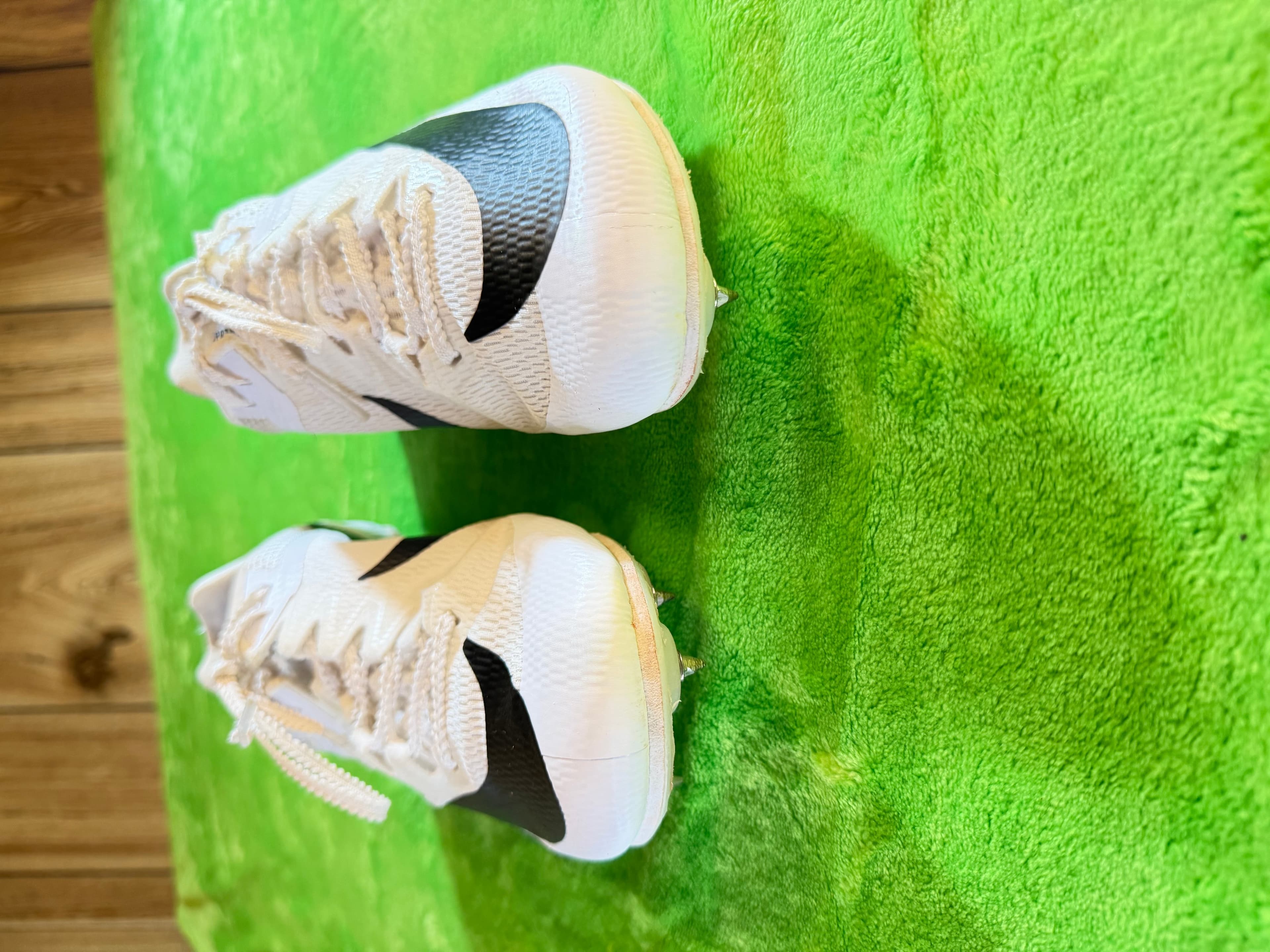 Nike Rival Sprint Track Field Spikes Mens 7.5 White Black DC8753-100 Sprinting - Thumbnail 2