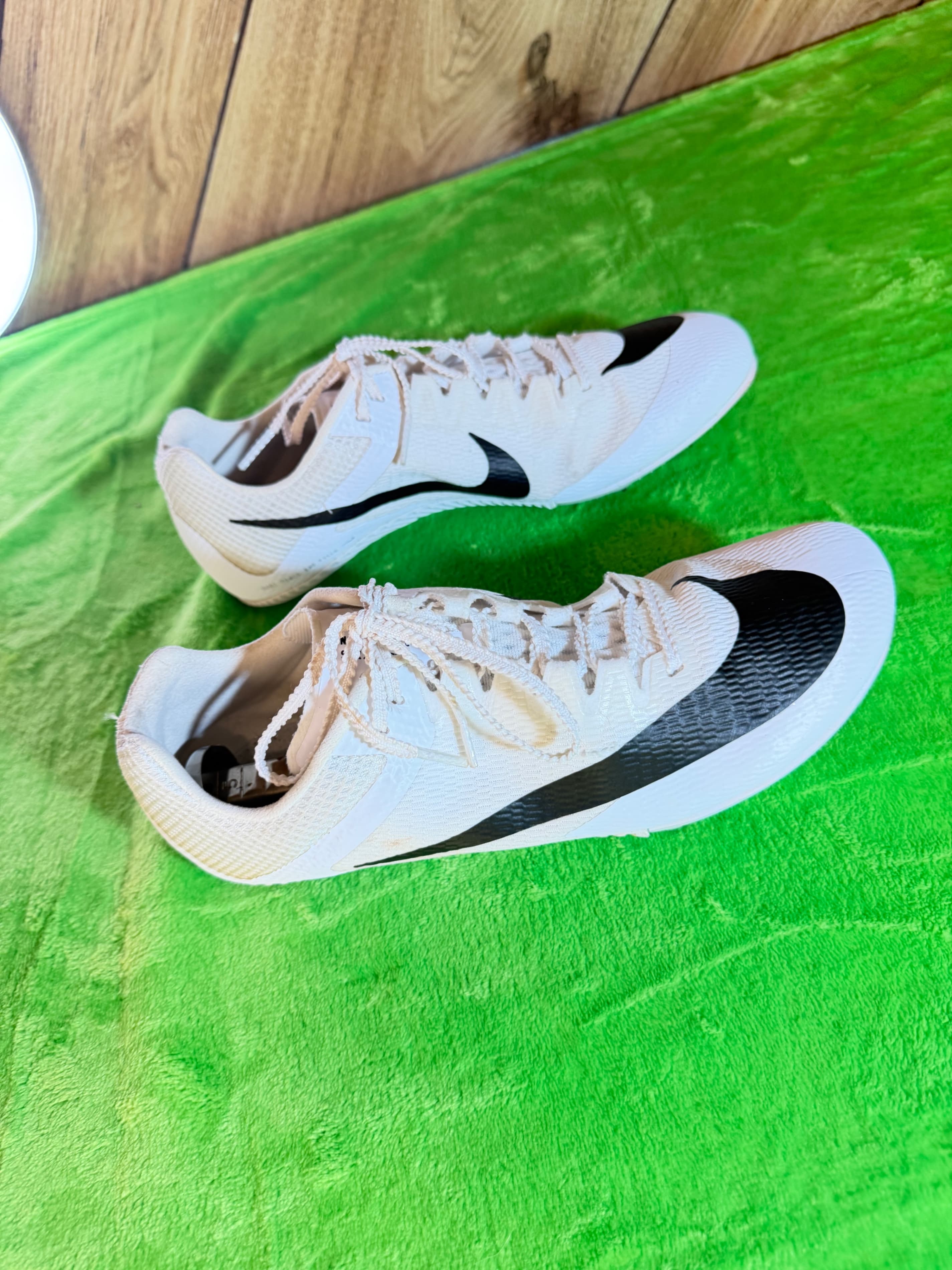 Nike Rival Sprint Track Field Spikes Mens 7.5 White Black DC8753-100 Sprinting - Thumbnail 5