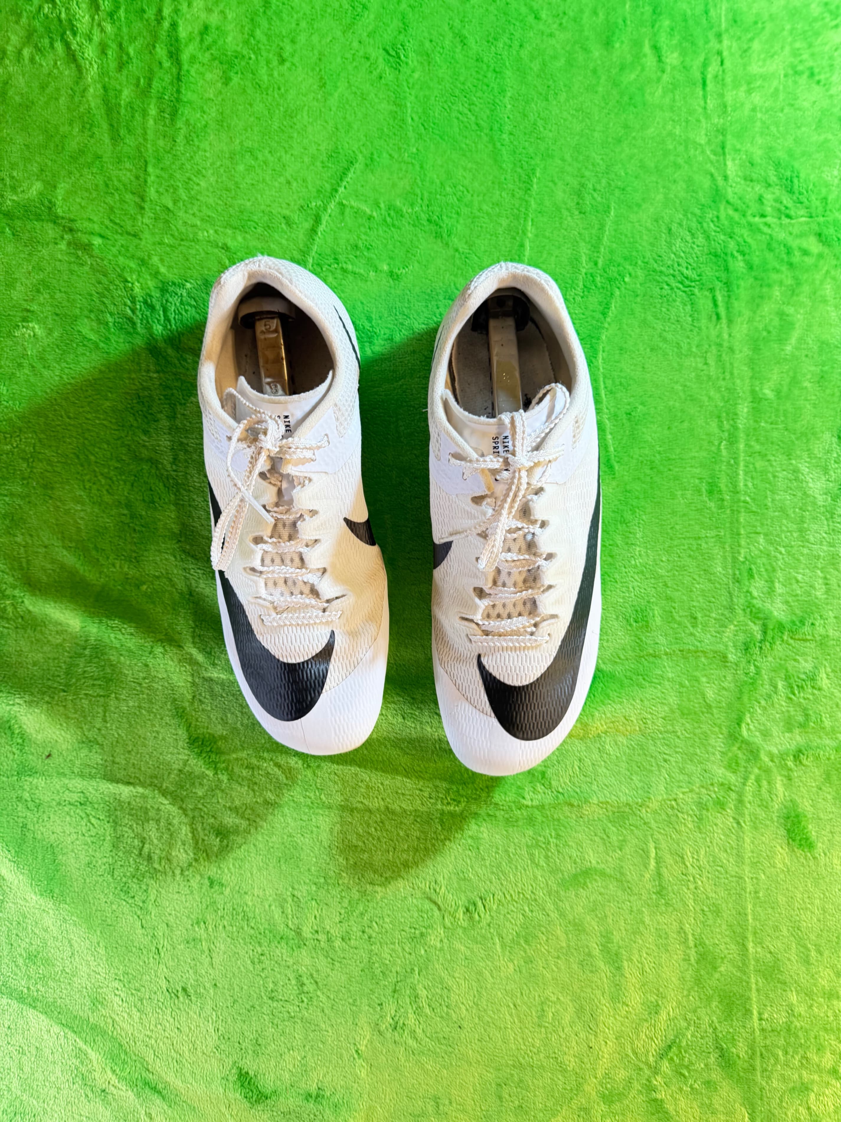Nike Rival Sprint Track Field Spikes Mens 7.5 White Black DC8753-100 Sprinting - Thumbnail 3