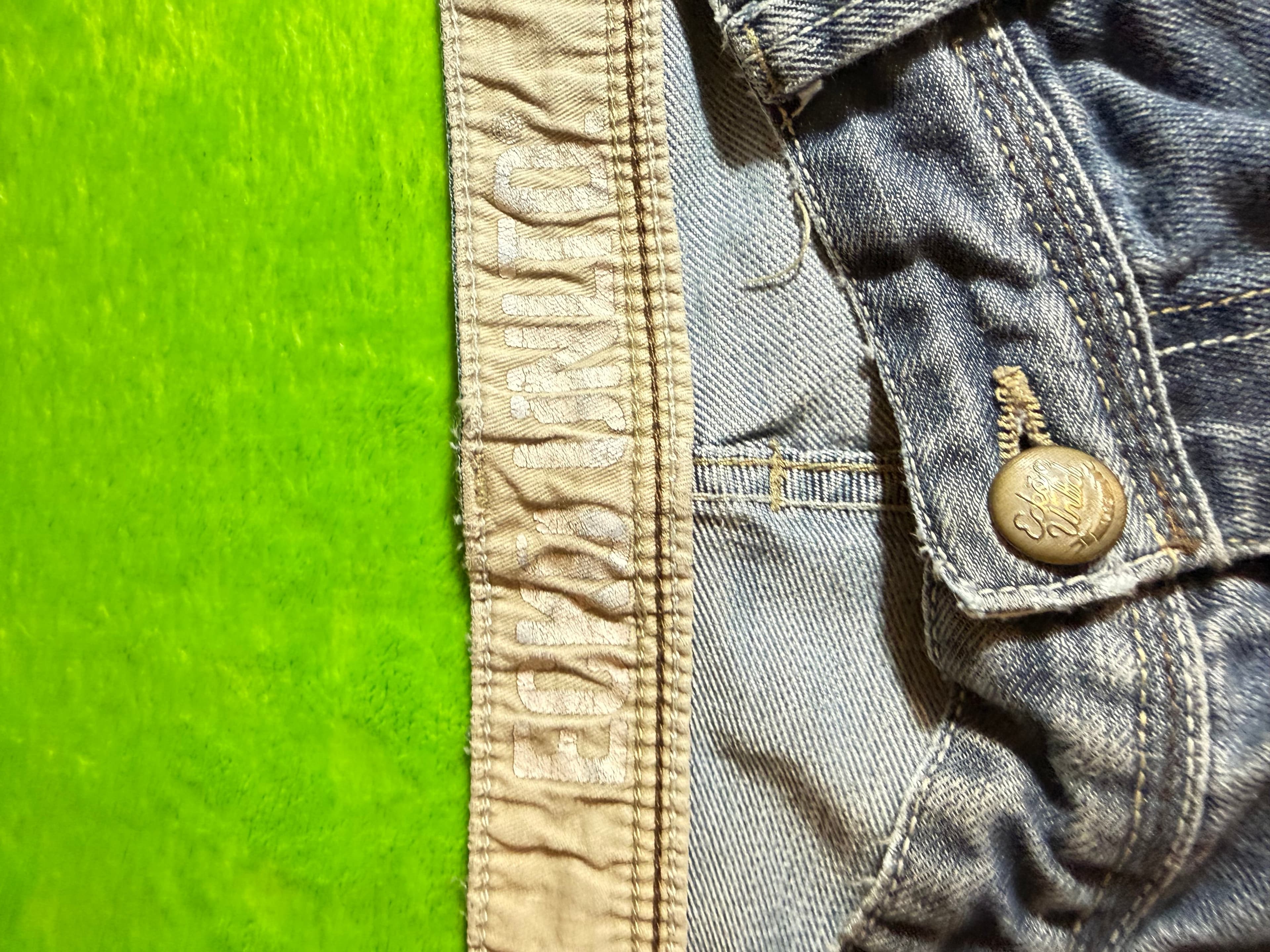 Ecko Unltd Baggy Fit Mens Jeans Y2K Distressed Frayed Hem Light Wash Denim 36 - Thumbnail 9