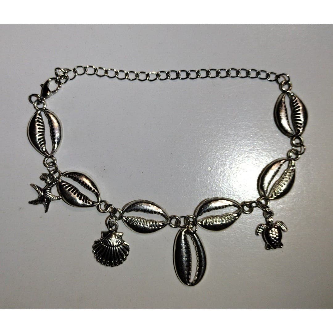 Cowrie Shell Bracelet - Beach Bracelet - Thumbnail 4
