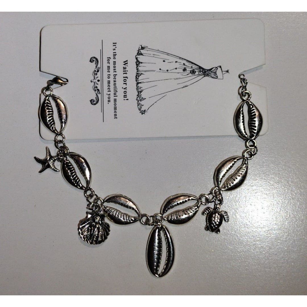 Cowrie Shell Bracelet - Beach Bracelet - Image 1