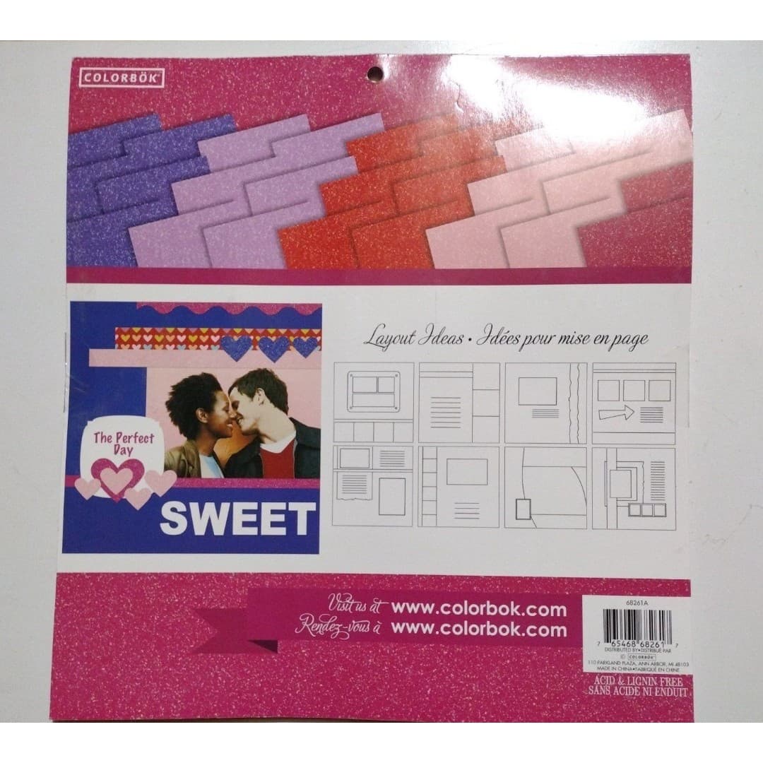 2 COLORBOK 12x12 Paper Pads- Designer(Fashionista) & Glitter(Rock Candy) Paper - Thumbnail 8