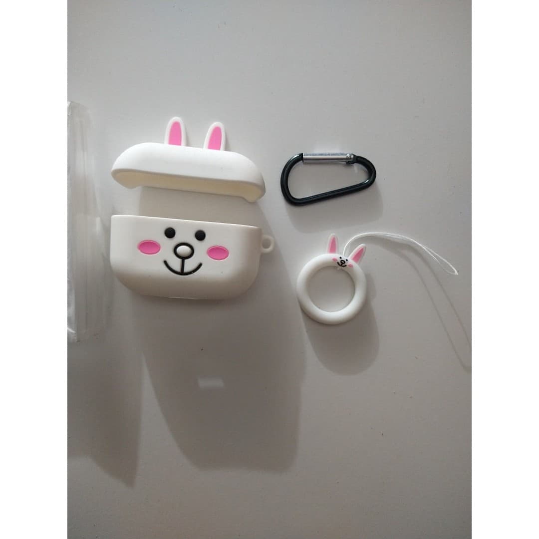 Rabbit airpods 3 skin keychain - Image 1
