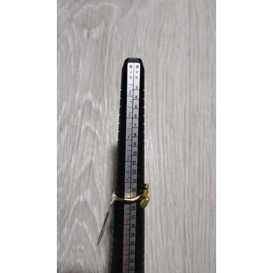 Local Artisan Handmade Ring - Rosebud & Leaves - Size 7 - Thumbnail 3