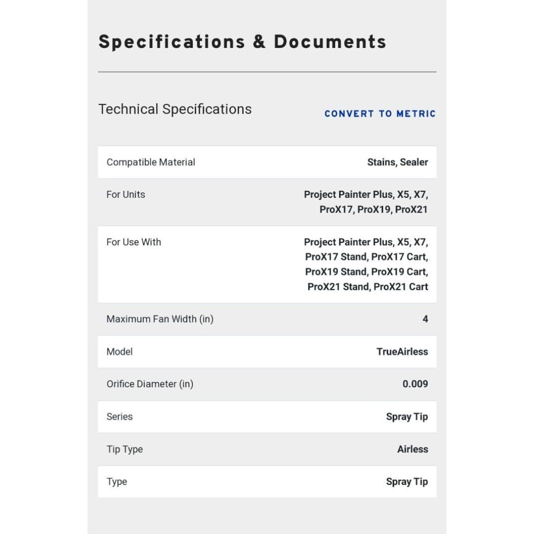 GRACO Spray Tip Bundle - TrueAirless Spray Tip- #209 & TrueAirless #413 SprayTip - Thumbnail 6