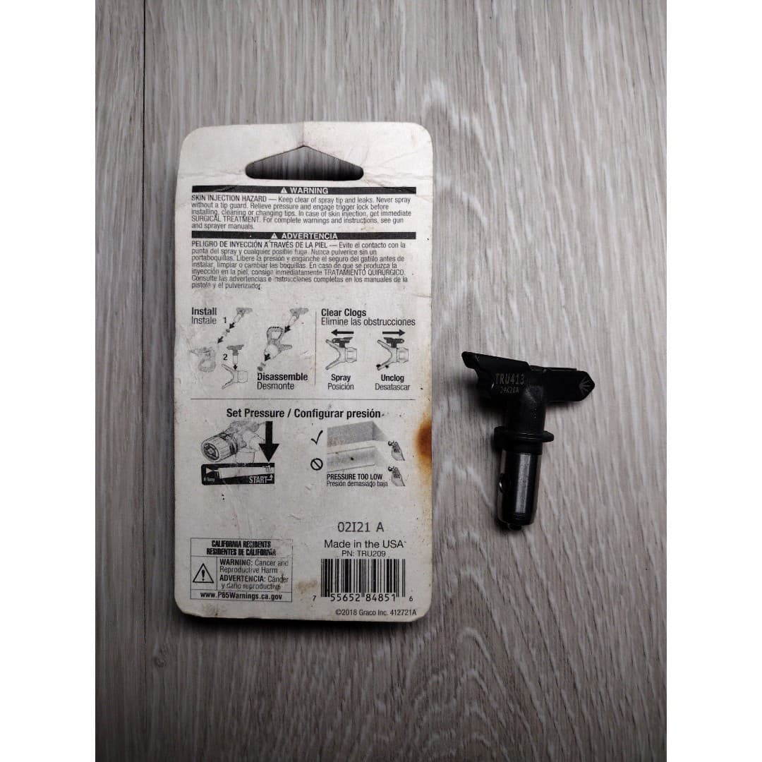 GRACO Spray Tip Bundle - TrueAirless Spray Tip- #209 & TrueAirless #413 SprayTip - Thumbnail 3