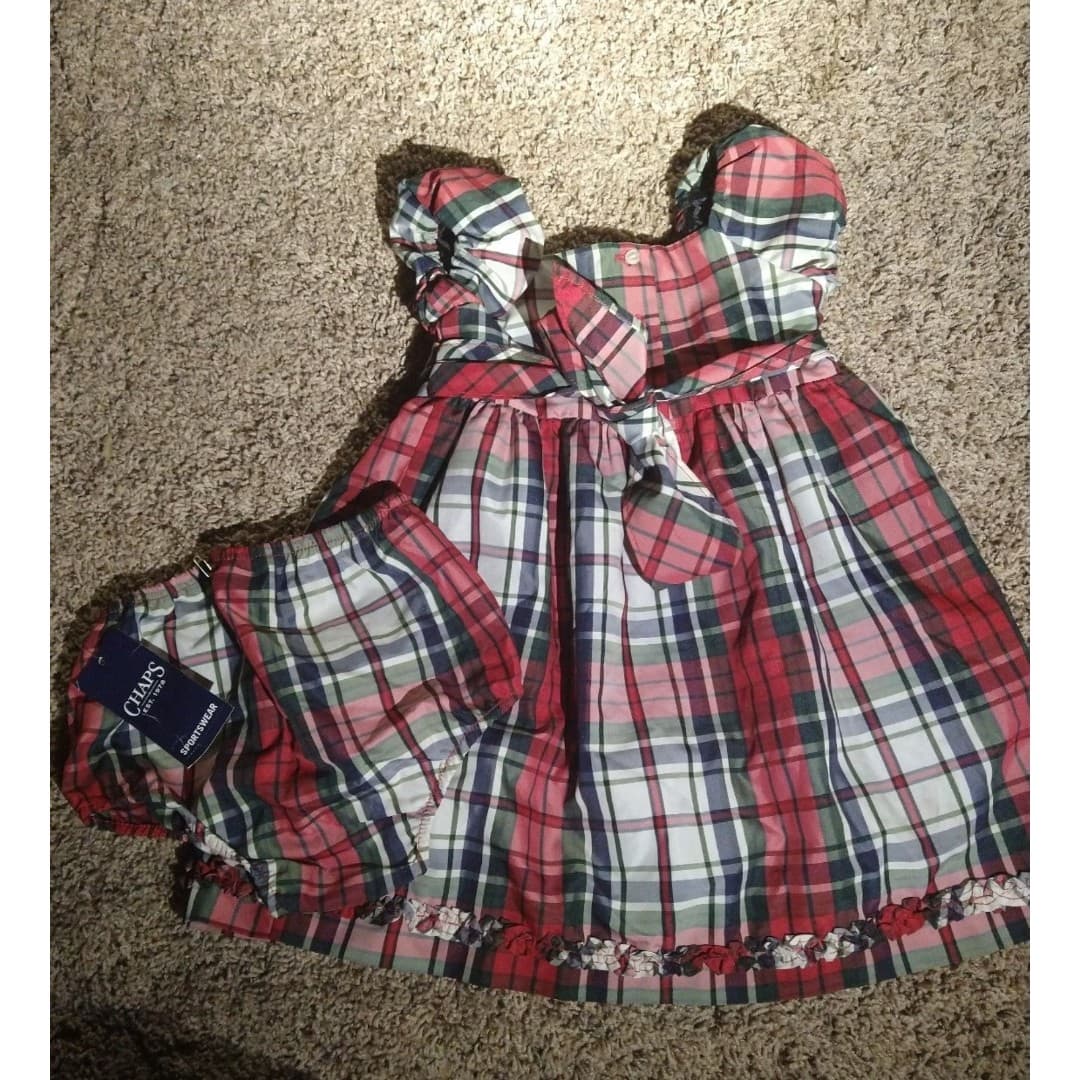 2 piece 18mo Dress w Bloomers(NWT) - Thumbnail 2