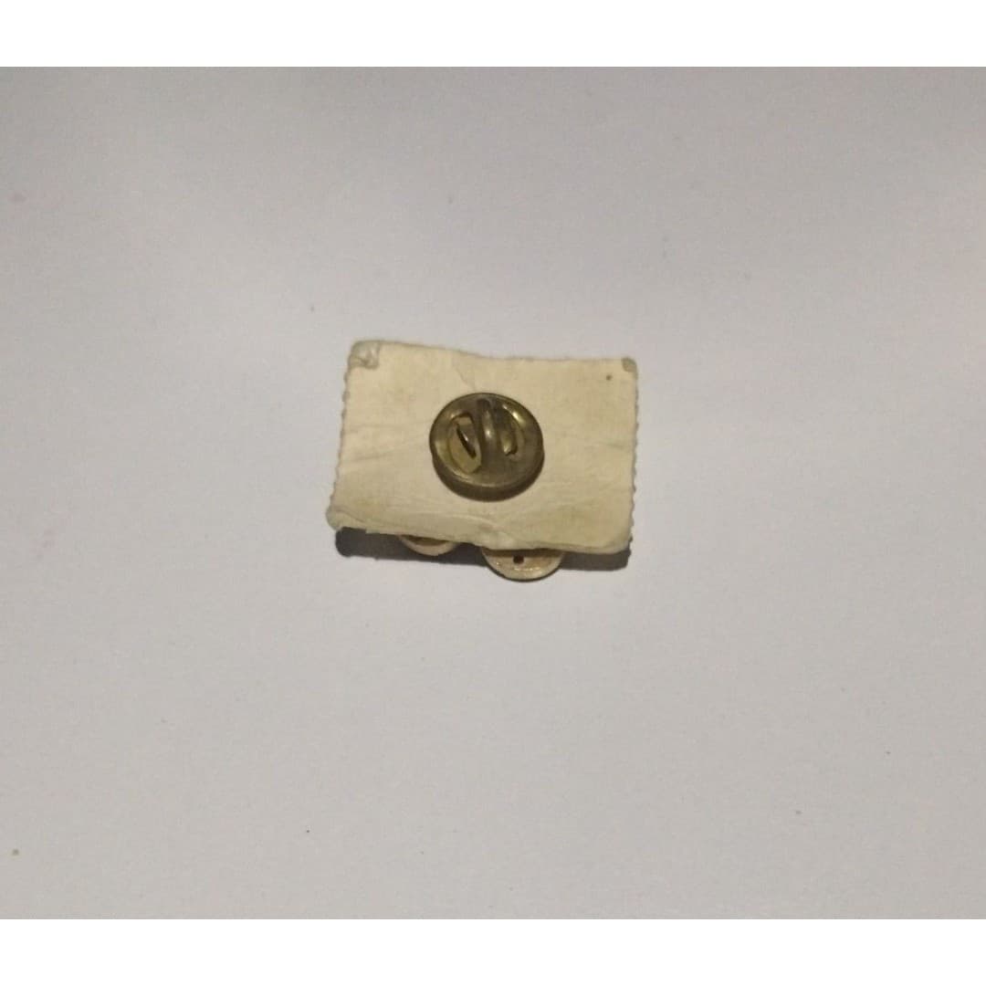 Vintage 1960s GULF Oil Gasoline Donkey/Horseshoe - DEMOCRATIC PARTY Lapel Pin - Thumbnail 2