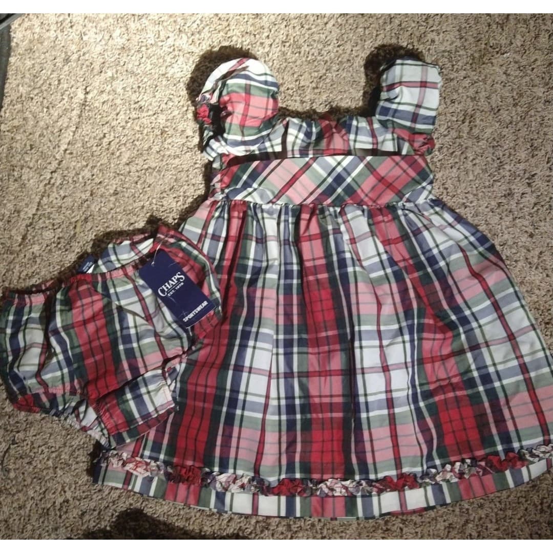 2 piece 18mo Dress w Bloomers(NWT) - Image 1