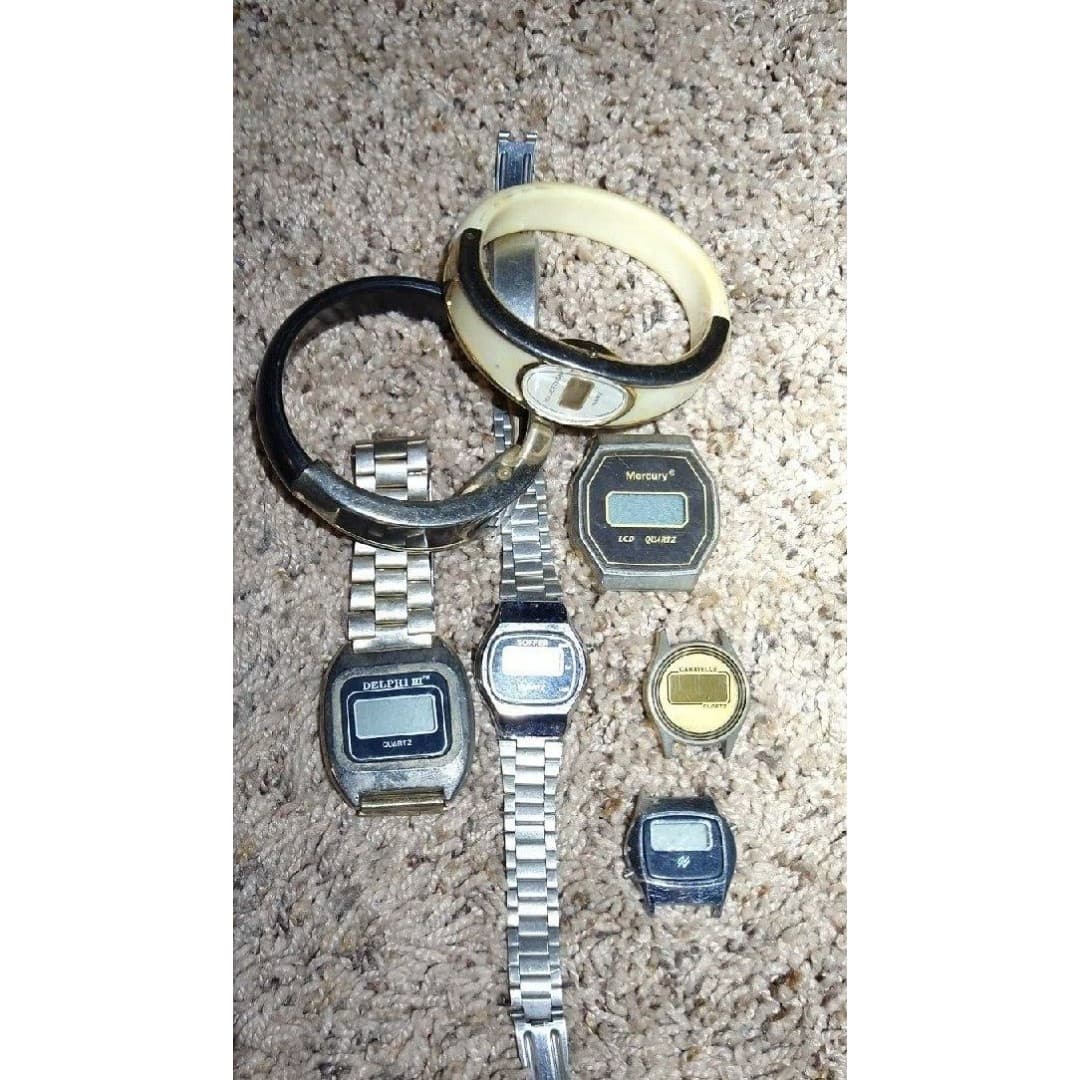 Vintage Digital Watch Lot - Image 1