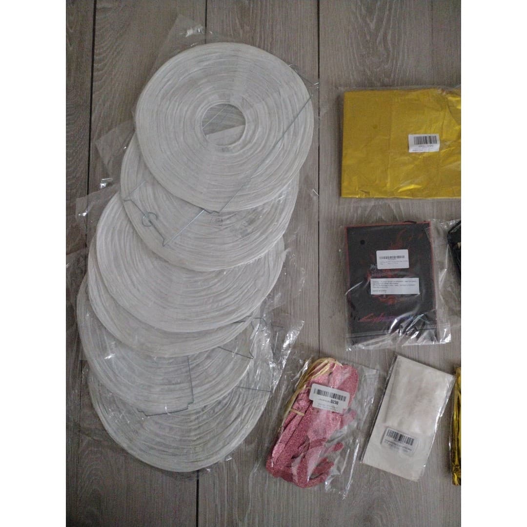 Misc. Banners-Birthday,Grad,Balloons,Paper Lanterns,Cake Topper Decor, - Thumbnail 9