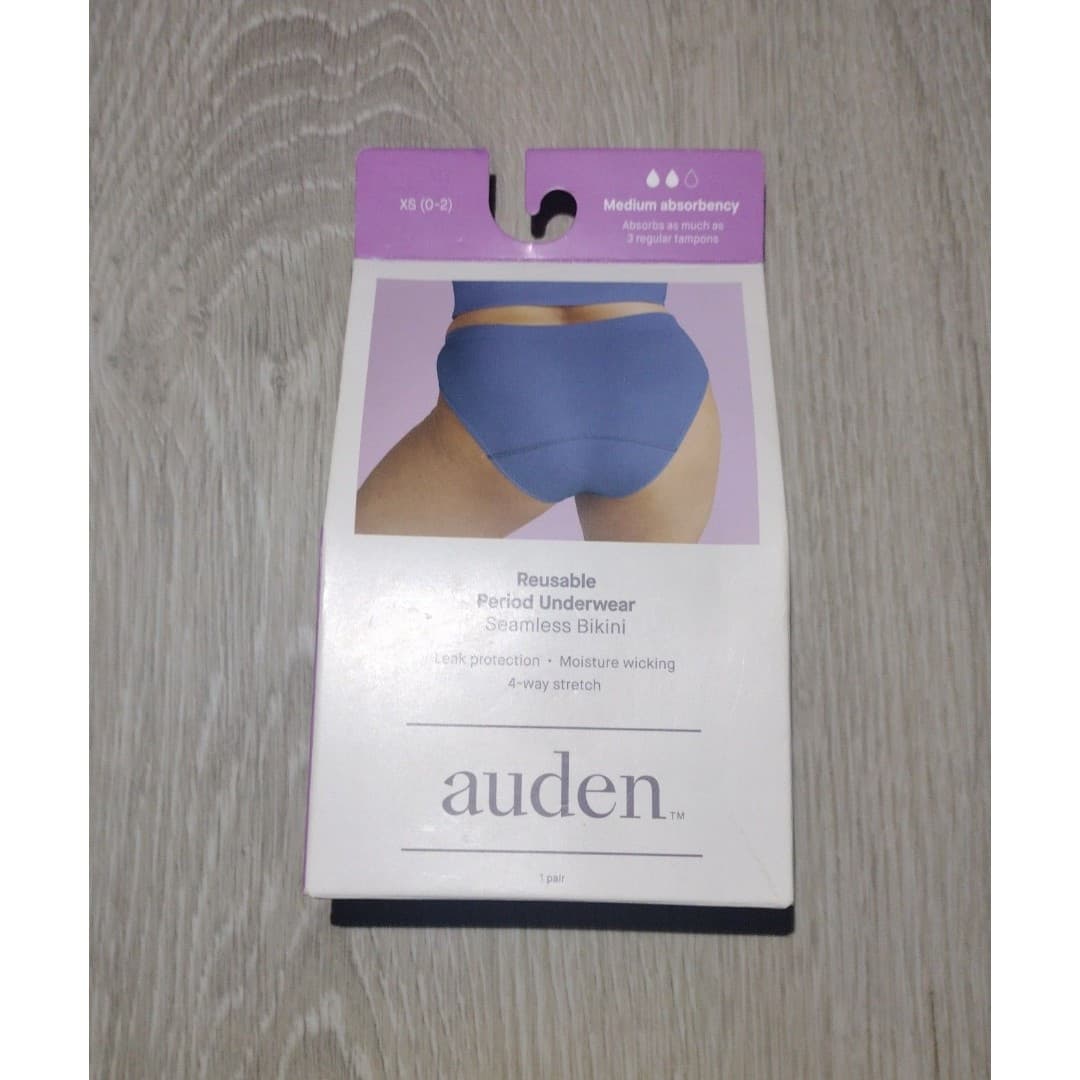 Auden Period Panties - Seamless Bikini - XS(0-2) - Med. Absorbency - Thumbnail 9