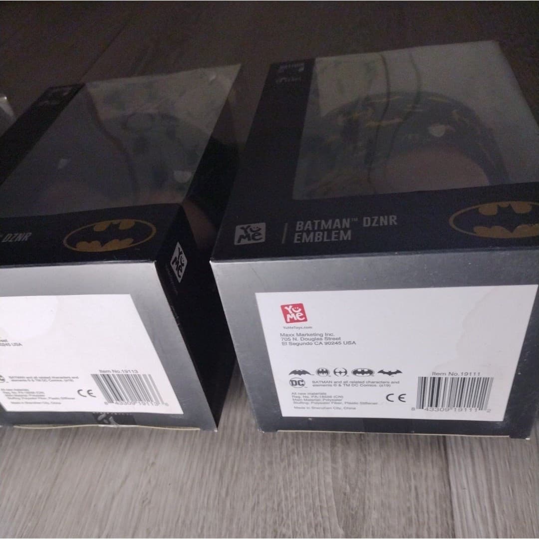 BATMAN Yume DZNR 7" Batman Plush DC - LOT OF 3 *NEW* - Thumbnail 7