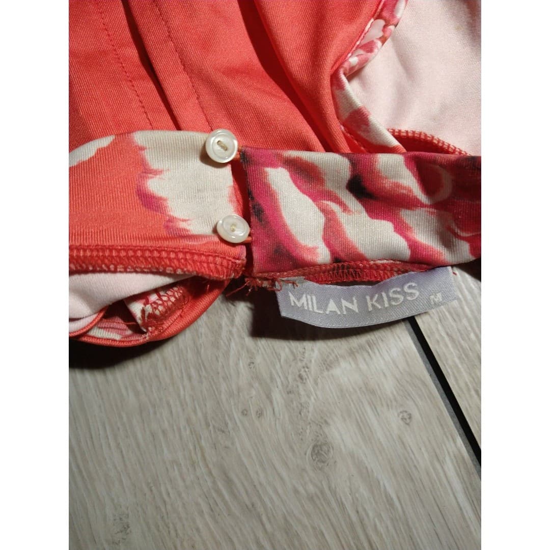 Milan Kiss - Size Med. - Beautiful Floral Blouse - Thumbnail 5