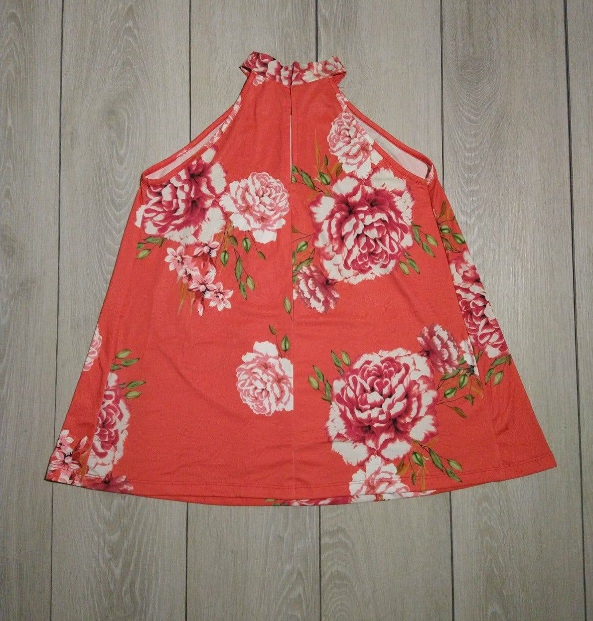 Milan Kiss - Size Med. - Beautiful Floral Blouse - Thumbnail 2