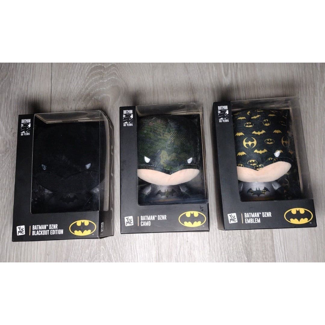 BATMAN Yume DZNR 7" Batman Plush DC - LOT OF 3 *NEW* - Thumbnail 3